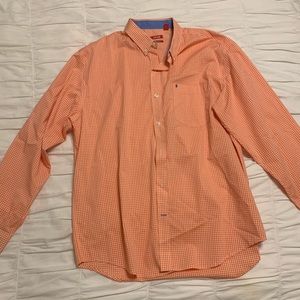 Checkered Izod Button Down Shirt